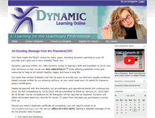 Tablet Screenshot of learning.dynamicgrp.com